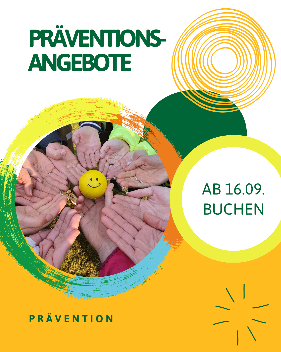Präventionsangebote buchen für HP